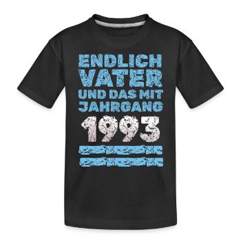 1993 - T-shirt bio Premium Enfant - noir - Devant