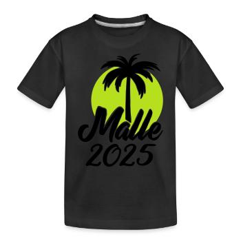MALLE 2025 - Kids' Premium Organic T-Shirt - black - Front