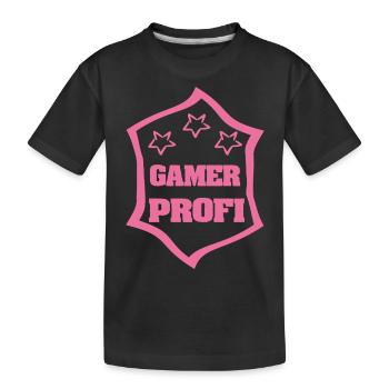 Beruf Gamer - Kinder Premium Bio T-Shirt - Schwarz - Vorne