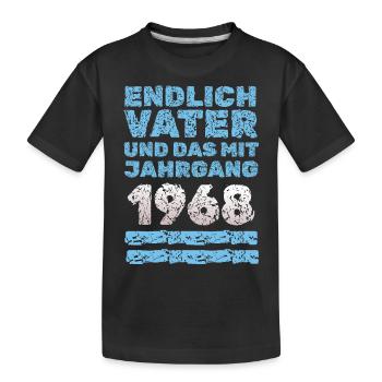 1968 - T-shirt bio Premium Enfant - noir - Devant