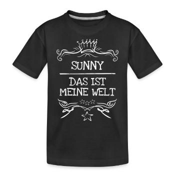 Cadeau pour Sunny - T-shirt bio Premium Enfant - noir - Devant