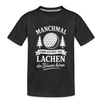 Fun Golf Golfer Golf - T-shirt bio Premium Enfant - noir - Devant
