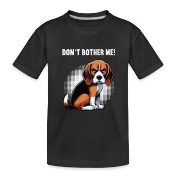Ne me dérange pas Propriétaire de Beagle Beagle Holder de Beagle - T-shirt bio Premium Enfant - noir - Devant