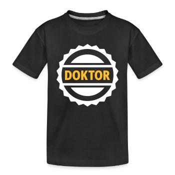 Docteur - T-shirt bio Premium Enfant - noir - Devant