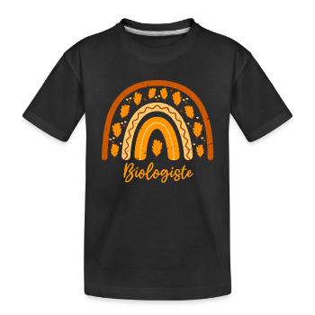 Elue meilleure biologiste | Idée Cadeau biologiste - T-shirt bio Premium Enfant - noir - Devant
