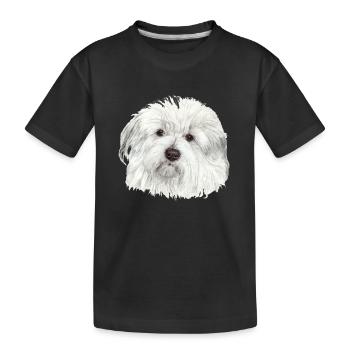 Coton-de-Tuléar - T-shirt bio Premium Enfant - noir - Devant