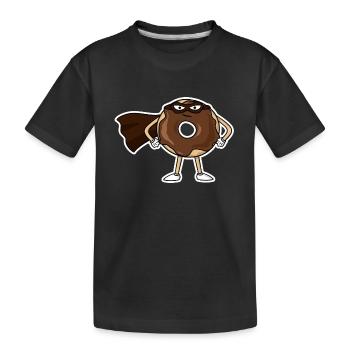 Donut idée de cadeau d'anniversaire T amour drôle - T-shirt bio Premium Enfant - noir - Devant