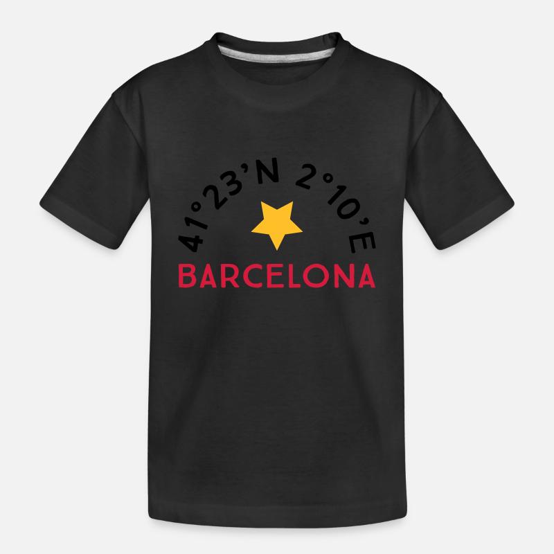 Barcelone - T-shirt bio Premium Enfant - noir