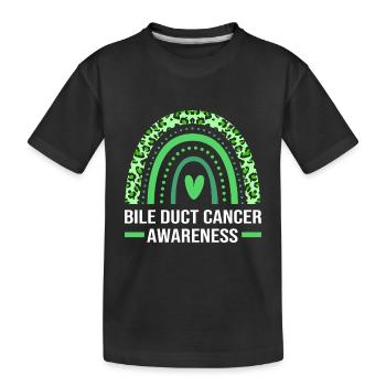Galle Krebs - Kinder Premium Bio T-Shirt - Schwarz - Vorne