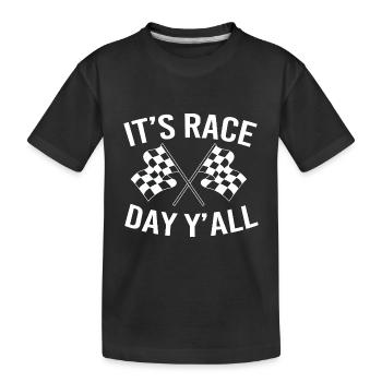 Drag Race - Kids' Premium Organic T-Shirt - black - Front