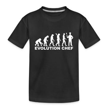 Cuisinier - T-shirt bio Premium Enfant - noir - Devant