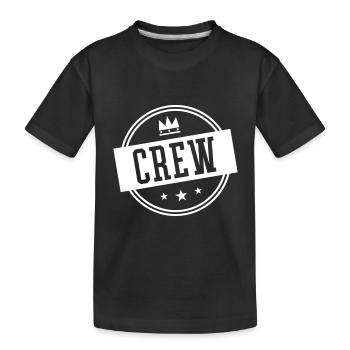 Cercle d’équipage - T-shirt bio Premium Enfant - noir - Devant