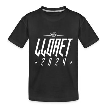Lloret De Mar 2024 - Kinder Premium Bio T-Shirt - Schwarz - Vorne