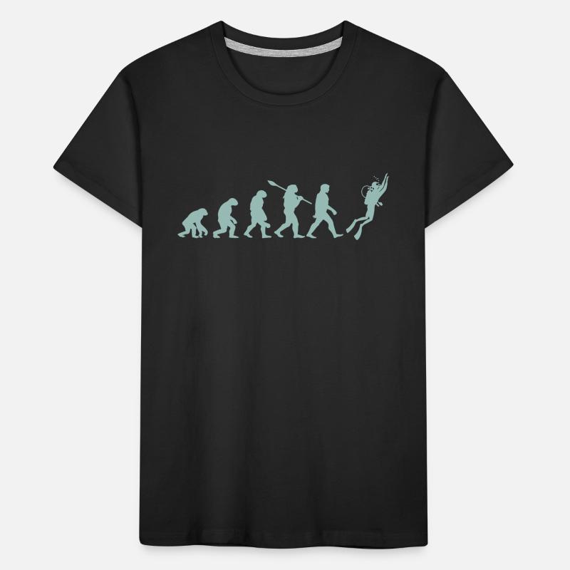 Tauchen Evolution Kinder Premium Bio T-Shirt