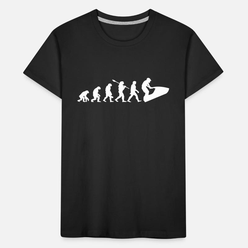 Jetski Evolution Kinder Premium Bio T-Shirt