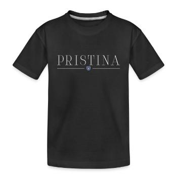 Pristina, Kosovo Style Design T-Shirt - Kids' Premium Organic T-Shirt - black - Front