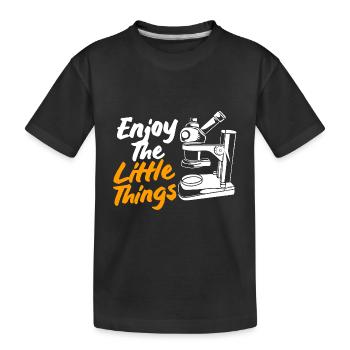 Microbiologie Biologie Biologiste biologique - T-shirt bio Premium Enfant - noir - Devant