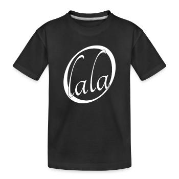 Oh lala olala - Kinder Premium Bio T-Shirt - Schwarz - Vorne