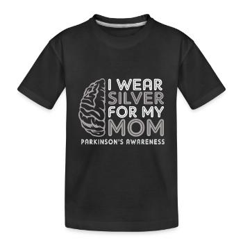 Maladie de Parkinson - T-shirt bio Premium Enfant - noir - Devant