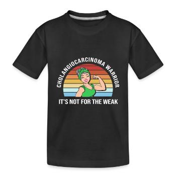 Cancer des voies biliaires - T-shirt bio Premium Enfant - noir - Devant