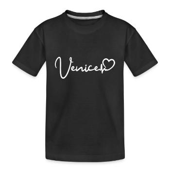 Venise Heartbeat Italie Venise - T-shirt bio Premium Enfant - noir - Devant