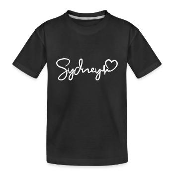 Sydney Heartbeat Australia City Sydney - T-shirt bio Premium Enfant - noir - Devant
