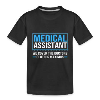 Medical Physician MFA - Kids' Premium Organic T-Shirt - black - Front