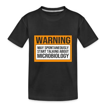 Microbiologie Biologie Biologiste biologique - T-shirt bio Premium Enfant - noir - Devant