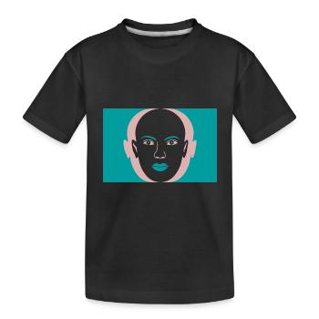 Women's Design - Kids' Premium Organic T-Shirt - black - Front