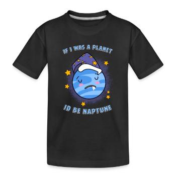 Neptune Planète / Sleepyhead / adolescents - T-shirt bio Premium Enfant - noir - Devant