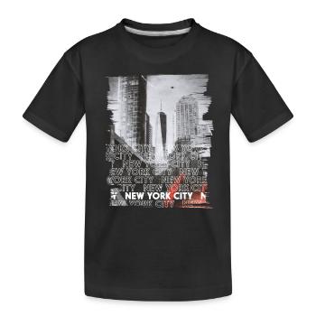 NEW YORK CITY - T-shirt bio Premium Enfant - noir - Devant