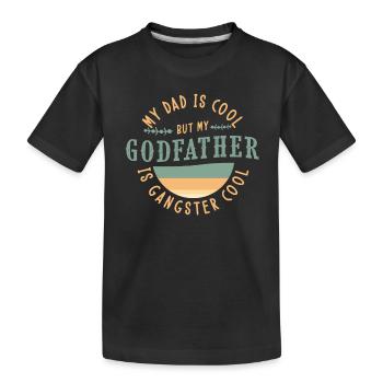 Pate, Pate Geschlecht verraten, Babyparty - Kinder Premium Bio T-Shirt - Schwarz - Vorne