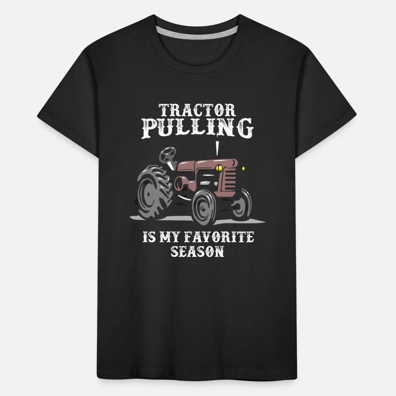 tractor pulling, tractor pulling tractor, pulling, Kids' Premium Organic T-Shirt