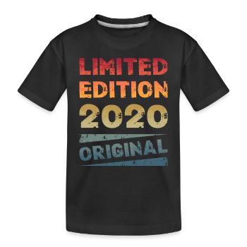 Édition Limitée Fête d’Anniversaire Vintage 2020 - T-shirt bio Premium Enfant - noir - Devant