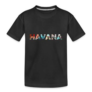 La Havane Cuba - T-shirt bio Premium Enfant - noir - Devant