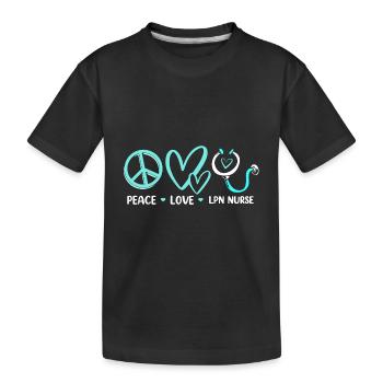 Krankenpflegerin Krankenschwester Krankenpfleger - Kinder Premium Bio T-Shirt - Schwarz - Vorne