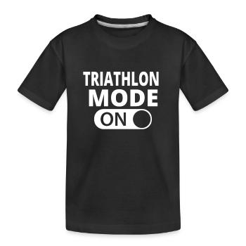 MODE SUR TRIATHLON - T-shirt bio Premium Enfant - noir - Devant