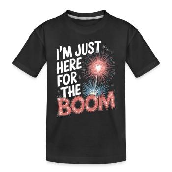 Pyrotechnie Feux d’artifice Pyrotechnie - T-shirt bio Premium Enfant - noir - Devant