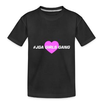 Enterrement de vie de jeune fille - T-shirt bio Premium Enfant - noir - Devant