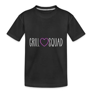 Grill Squad Coeur - T-shirt bio Premium Enfant - noir - Devant