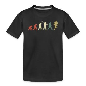 Evolution Rugby - T-shirt bio Premium Enfant - noir - Devant