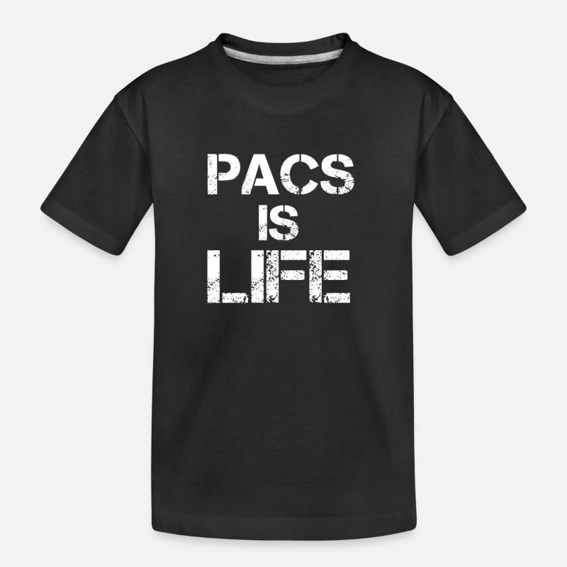 PACS - Système d’archivage et de communication d’images - T-shirt bio Premium Enfant - noir