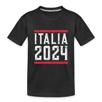Jours fériés Italie 2024 - T-shirt bio Premium Enfant - noir - Devant