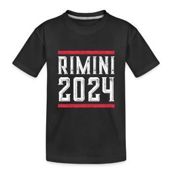 Jours fériés Rimini 2024 - T-shirt bio Premium Enfant - noir - Devant
