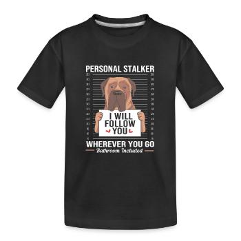 Bullmastiff - T-shirt bio Premium Enfant - noir - Devant