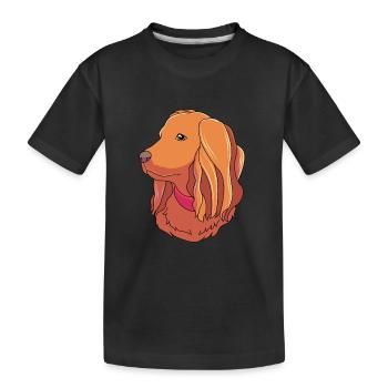 Épagneul Boykin - T-shirt bio Premium Enfant - noir - Devant