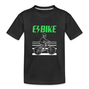 E-Bike EBike E Bike - T-shirt bio Premium Enfant - noir - Devant