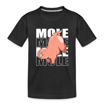 Sand puppy - Kids' Premium Organic T-Shirt - black - Front