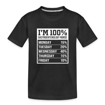 Gastro-entérologie - T-shirt bio Premium Enfant - noir - Devant