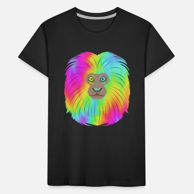 Tamarin Monkey Monkey Monkey Monkey Face Kids' Premium Organic T-Shirt